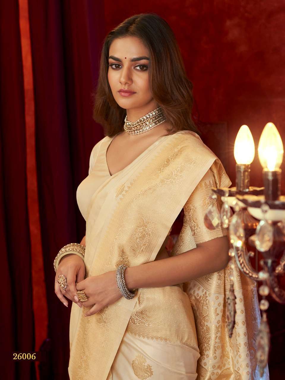 rajpath alekh series 26001-26006 silk soft banarasi saree