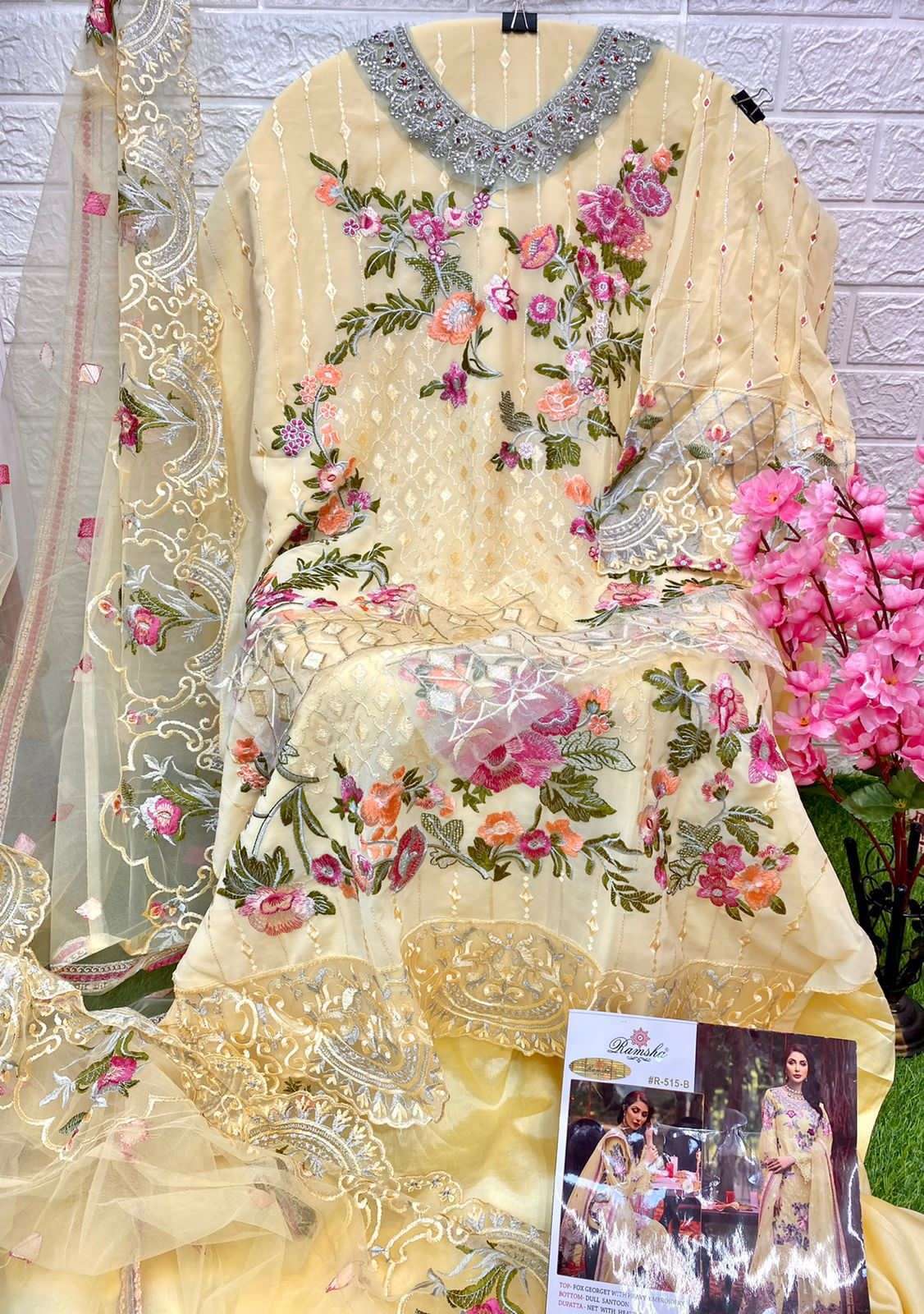 ramsha R-515 nx designer georgette suit 