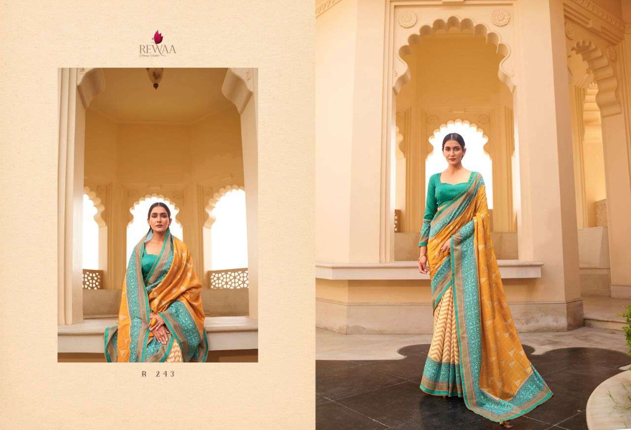 Rewaa sanjana designer fancy saree 