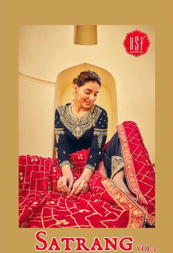 Rsf Satrangi Vol-2 series 21001-21006 blooming georgette suit