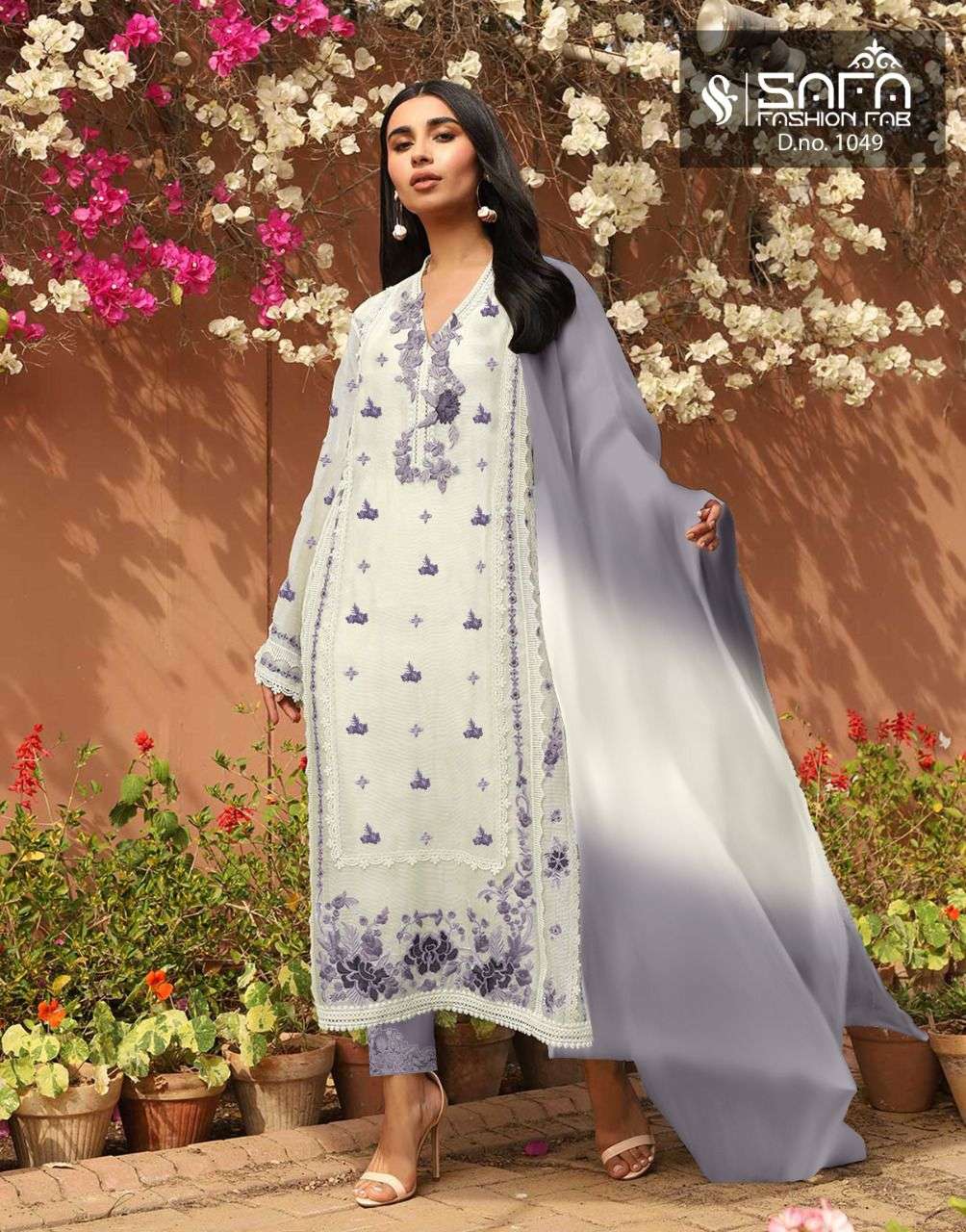 safa fashion fab sf-1049 designer heavy georgette suit 