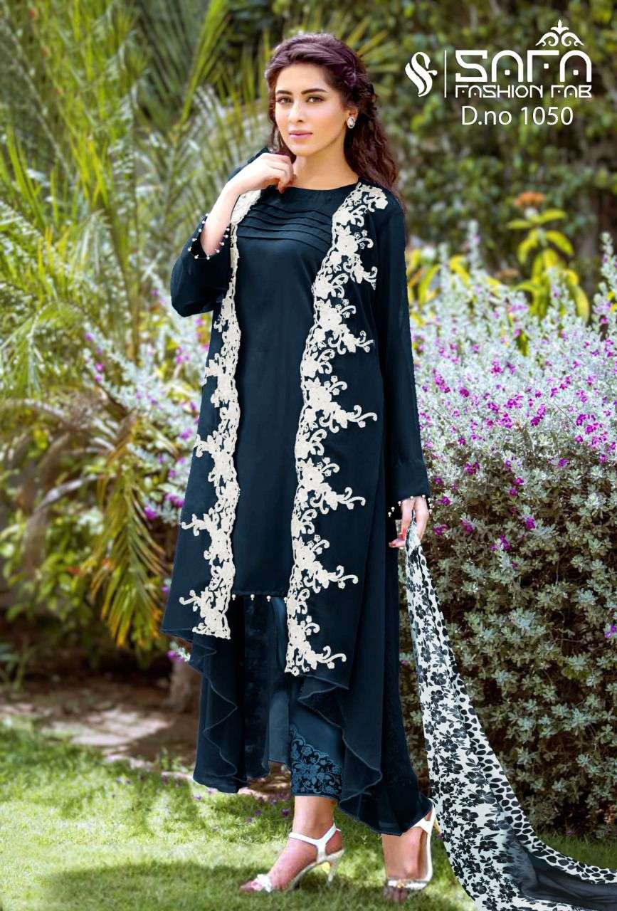 safa fashion fab sf-1050 designer heavy georgette suit 