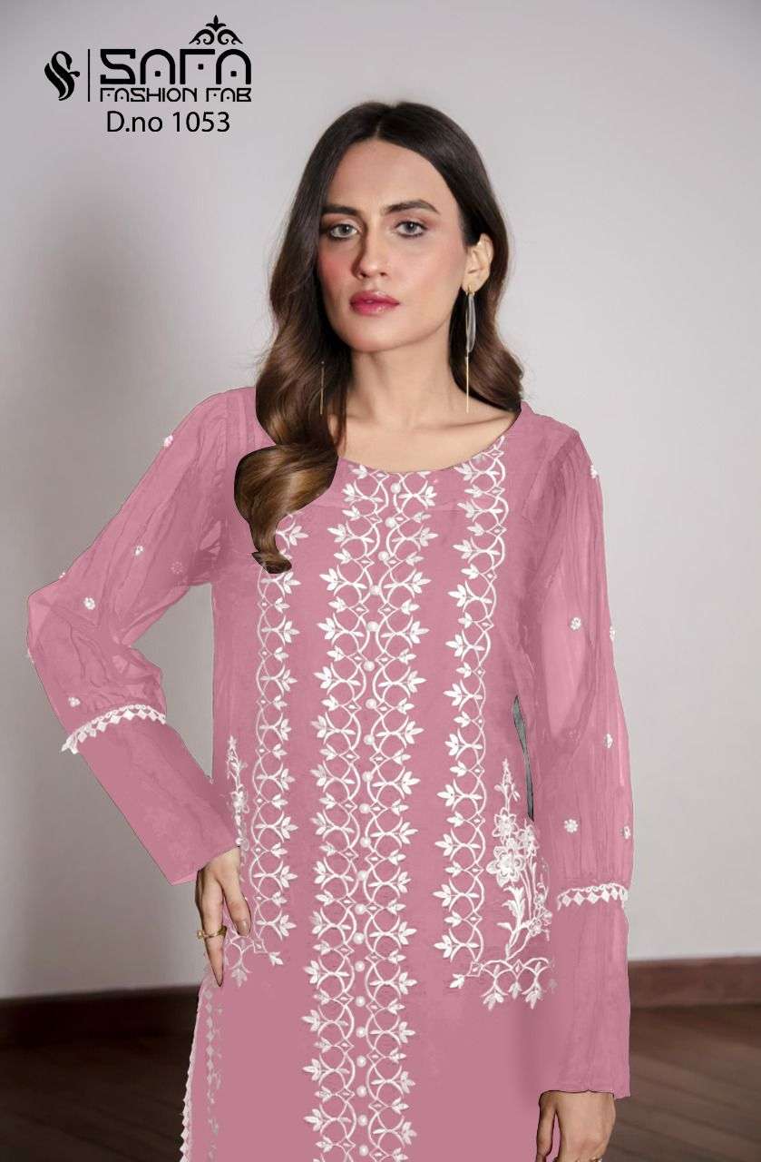 safa fashion fab sf-1053 designer heavy georgette suit 