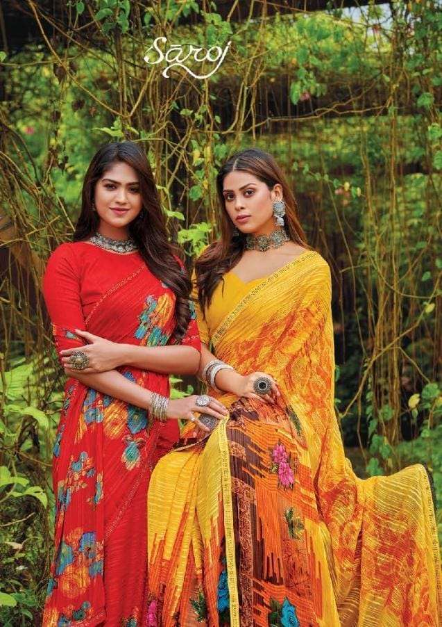 saroj instagram series 1001-1007 georgette saree