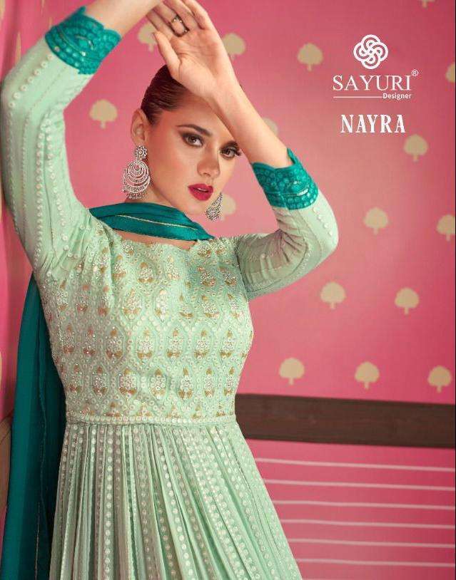 sayuri nayra series 5207-5210 real georgette suit 
