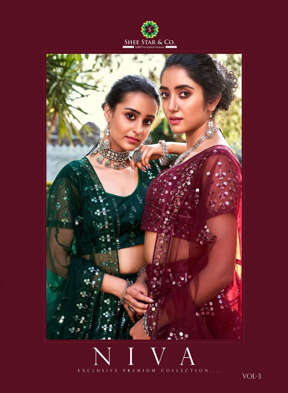 shee star niva vol 3 series 1280-1286 soft net lehenga 