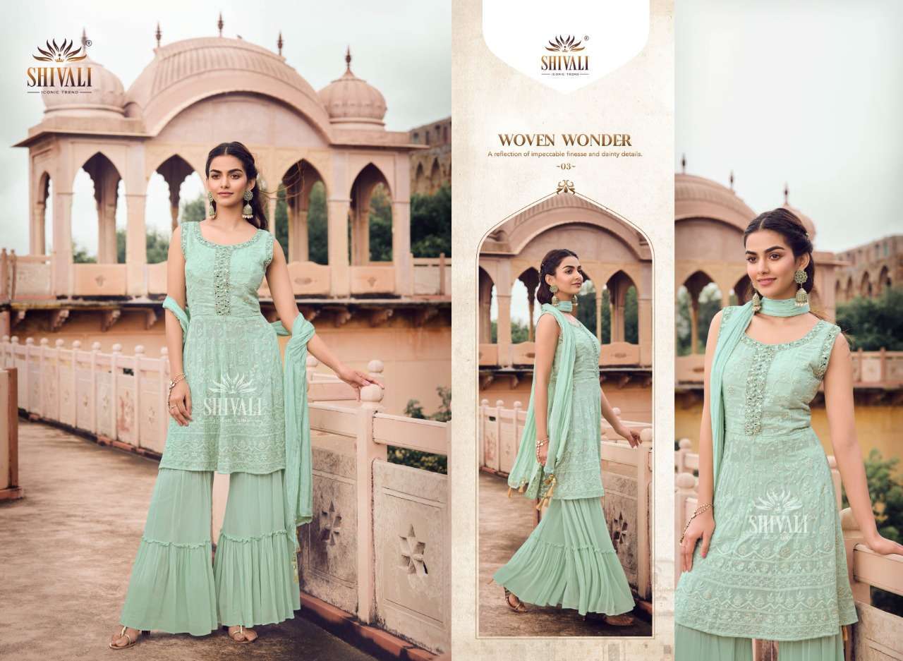 shivali raas series 01-06 fancy readymade suit 