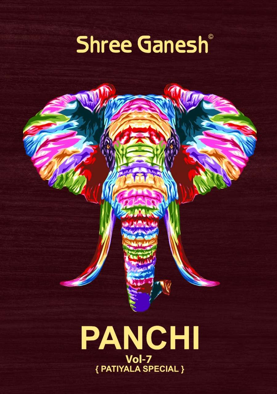 Shree Ganesh Panchi Vol-7 series 5701-5718 pure cotton suit