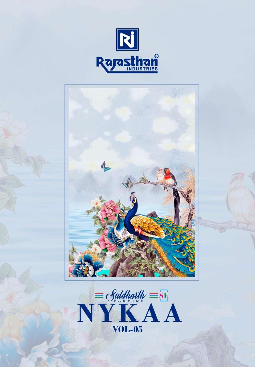 Siddharth Nykaa Vol-5 pure cotton readymade suit 