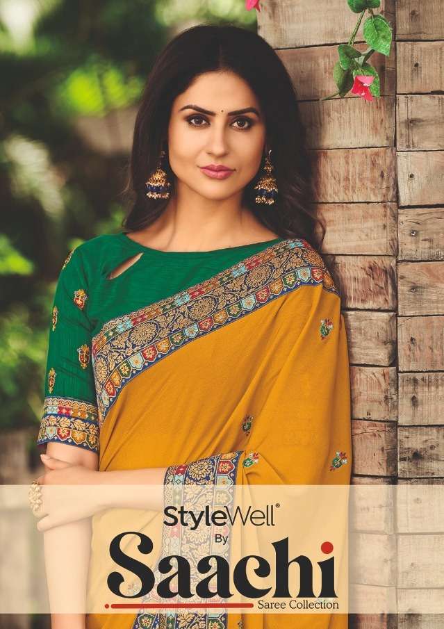 stylewell saachi series 531-538 silk saree