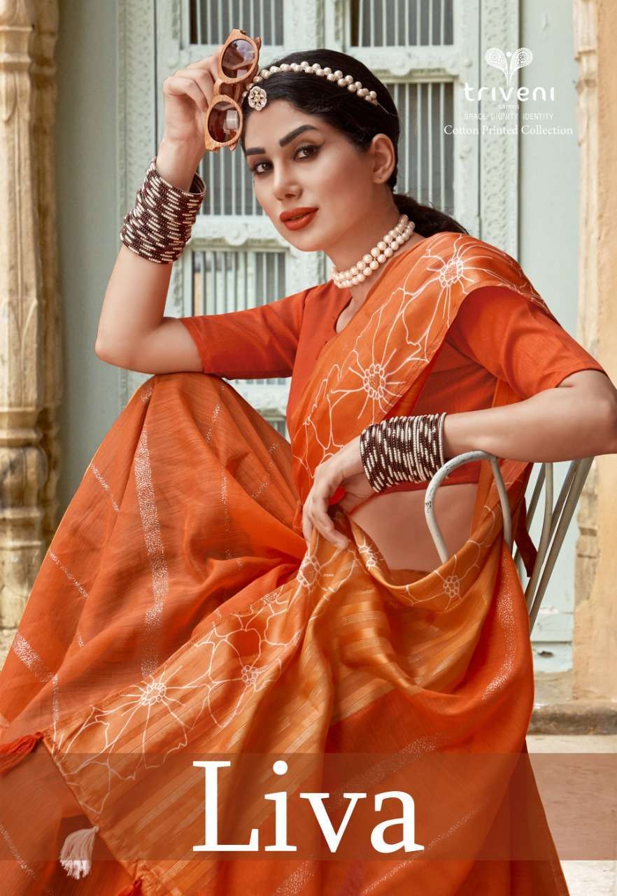 triveni liva series 17211-17218 cotton saree