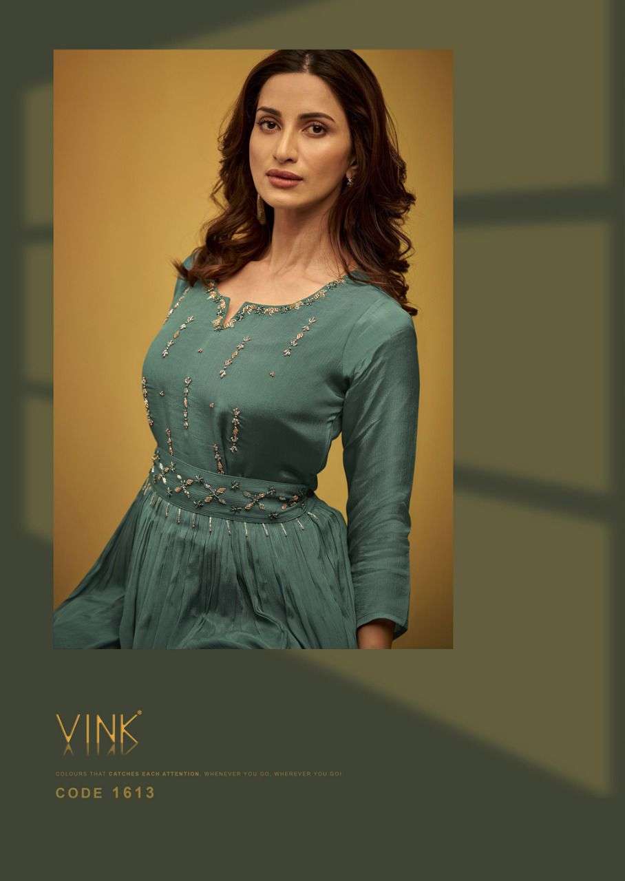 vink designer pure viscose chinon kurti