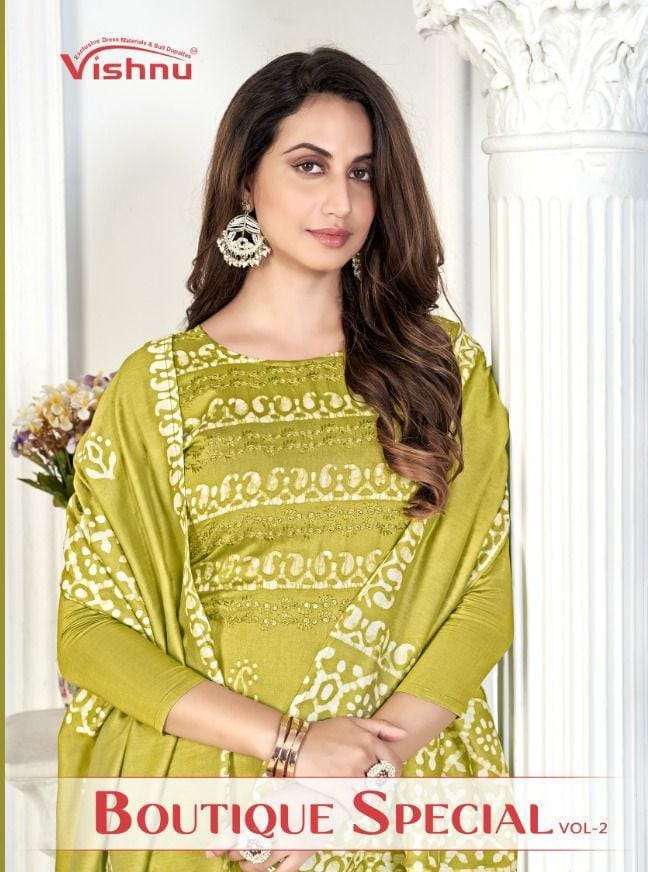 vishnu boutique special vol 2 series 64001-64012 cotton suit