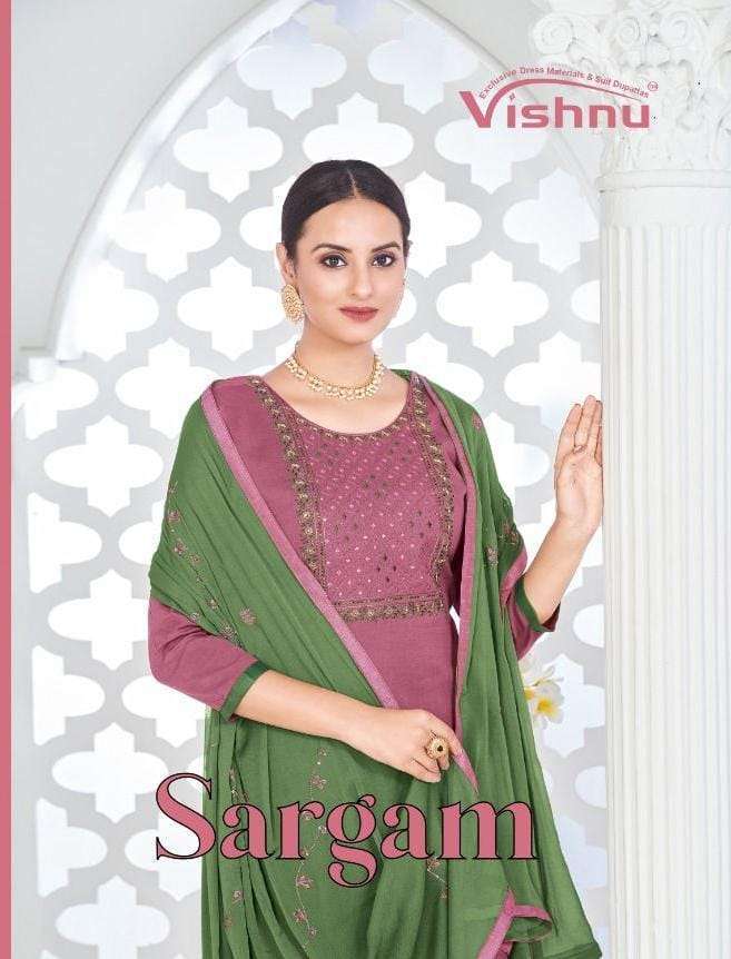 vishnu sargam series 2001-2012 flex cotton suit