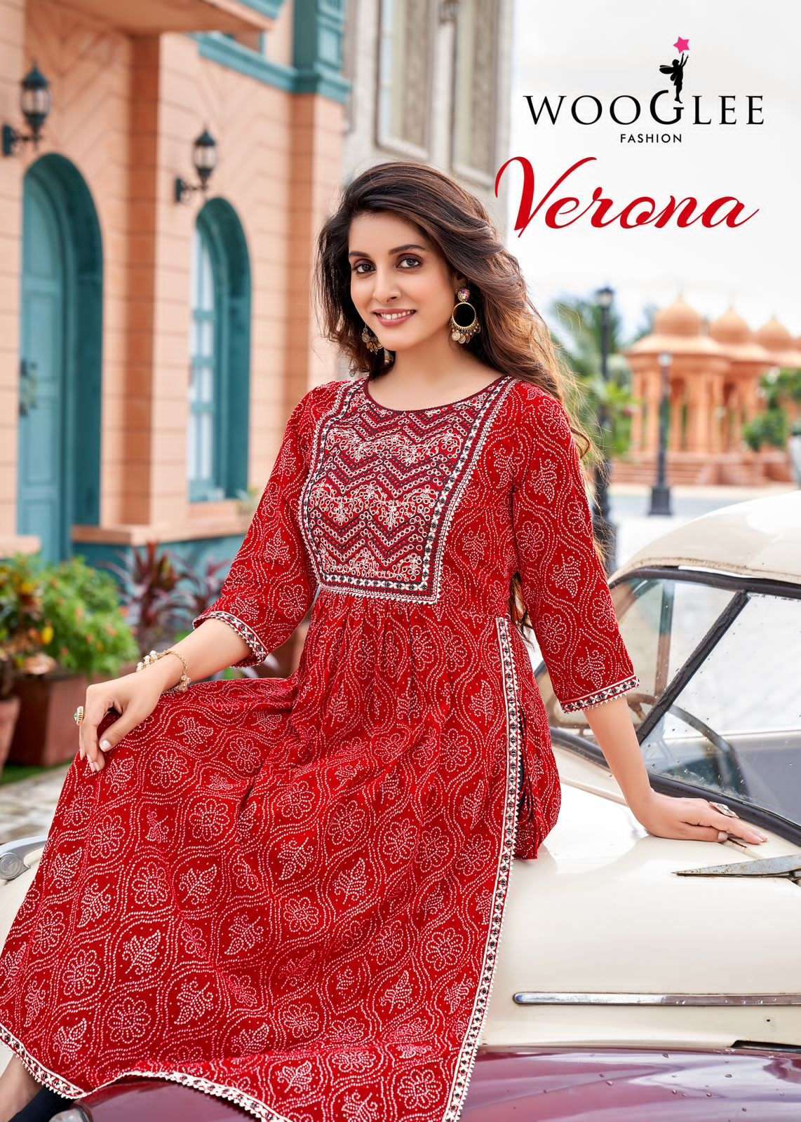 wooglee verona series 2007-2012 rayon print kurti