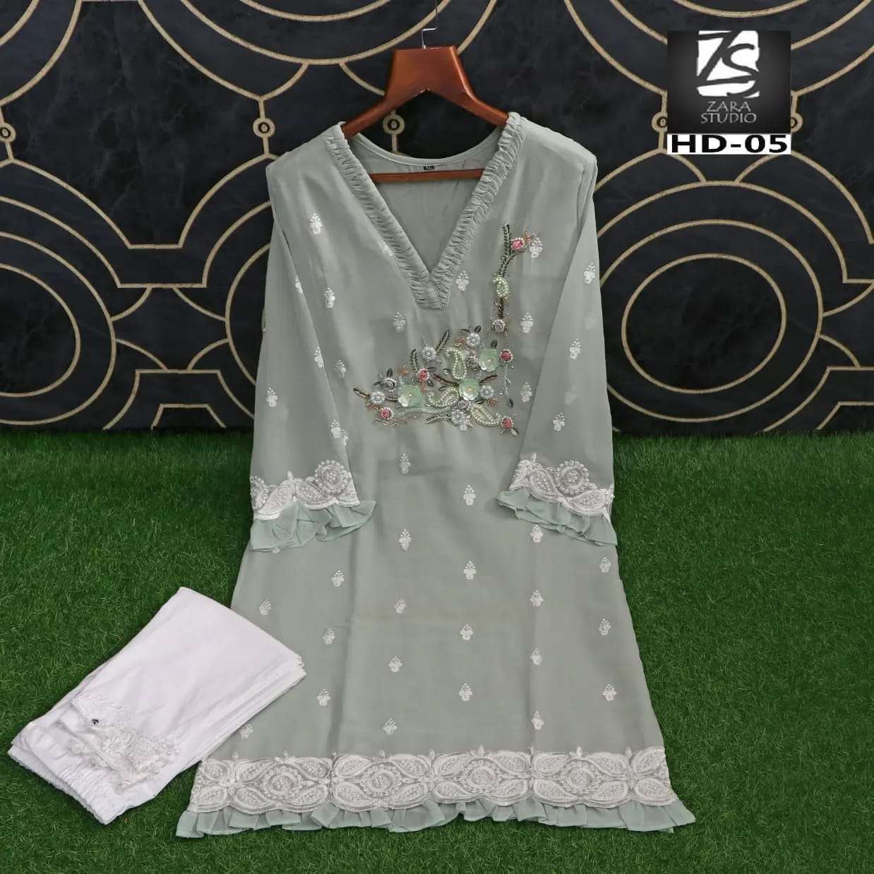 zara studio hd 05 faux georgette kurti
