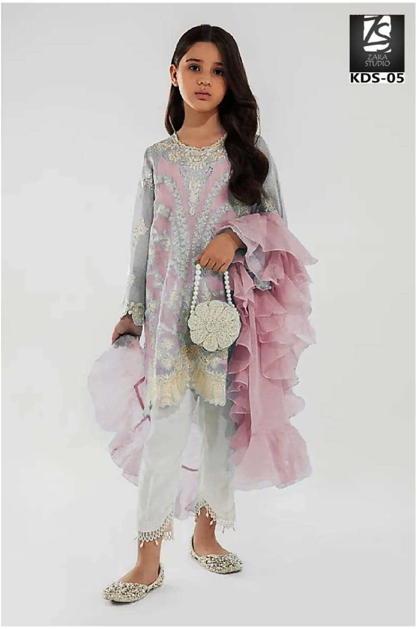 zara studio kds-05 faux georgette suit 