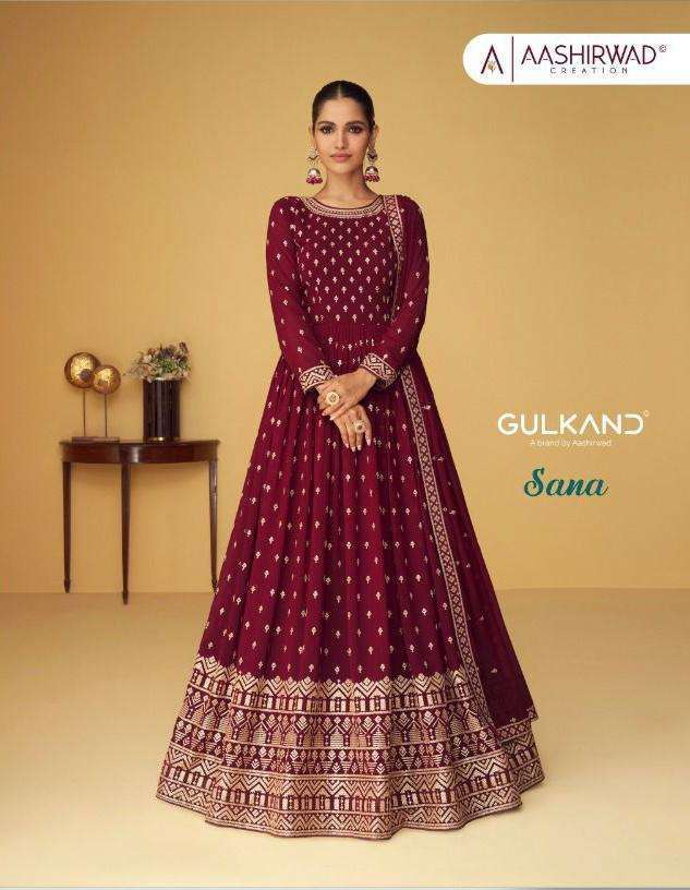 aashirwad sana gulkand series 9358-9361 real georgette suit