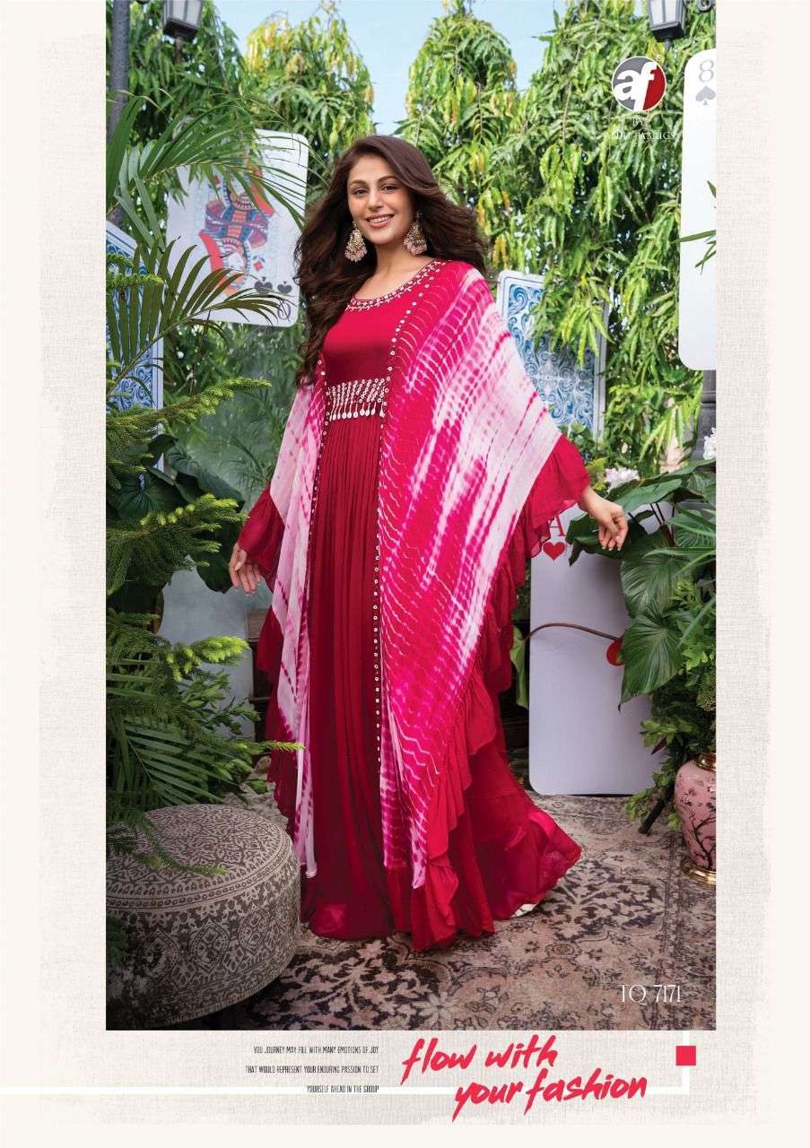 af designer pure georgette kaftan 