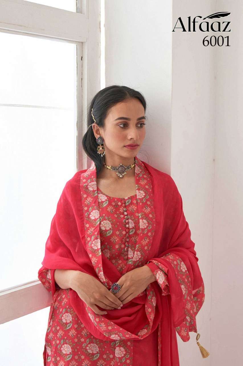 alfaaz vol 6 series 6001-6004 heavy muslin readymade suit 