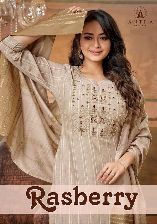 Antra Rasberry Vol-1 series 1001-1004 pure viscose readymade suit 
