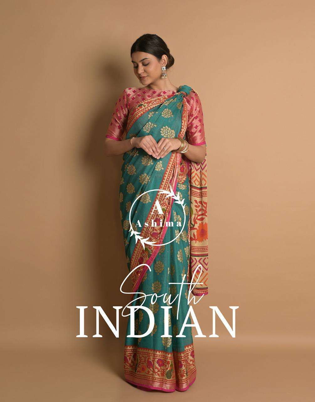 ashima south indian series 6801-6808 brasso saree