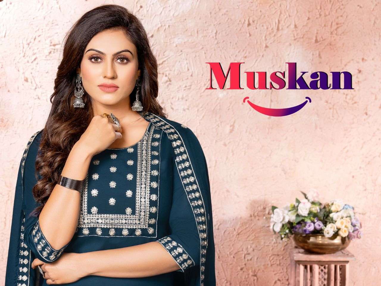 beauty queen muskan vol 3 series 101-106 heavy rayon readymade suit 