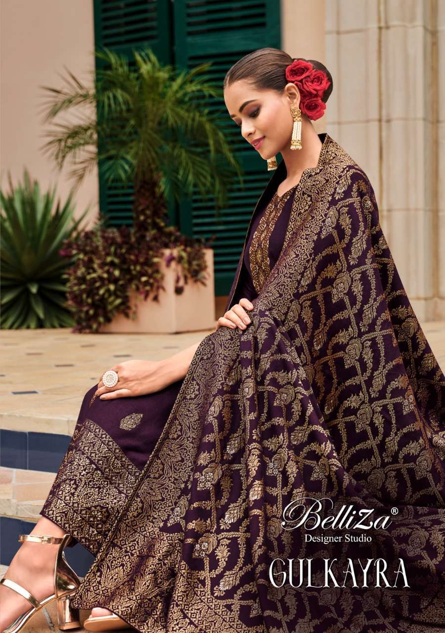 belliza gulkayra series 736001-736006 pure heavy viscose suit 