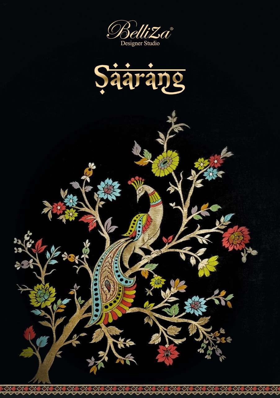 belliza saarang series 741001-741006 viscose dola silk suit 