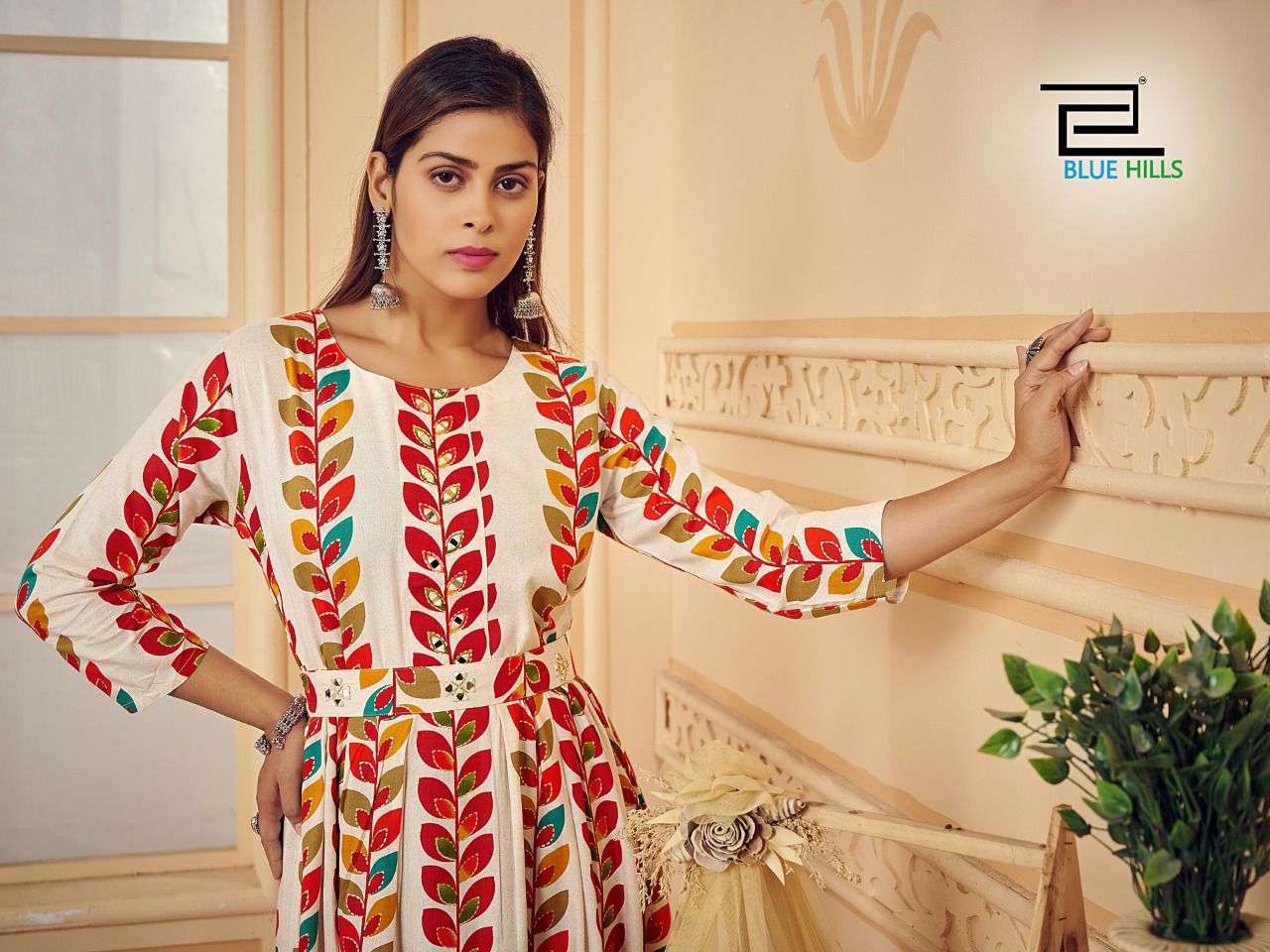 blue hills rose vol 1 series 1001-1005 14 kg rayon kurti