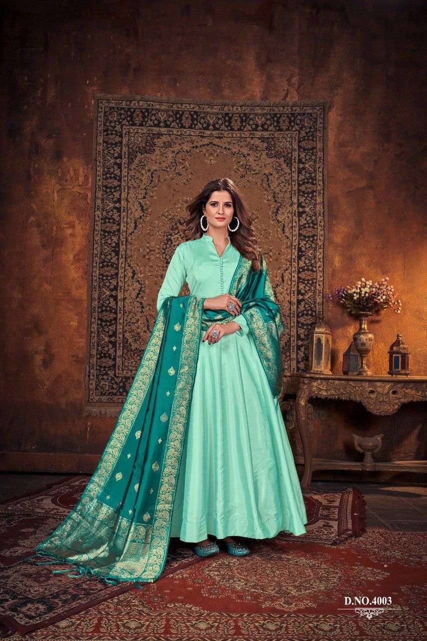dani fashion karishma vol 4 series 4001-4004 art silk suit 
