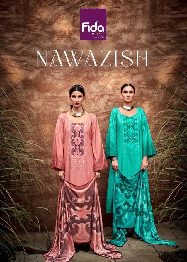 fida nawazish series 1001-1006 pashmina suit 