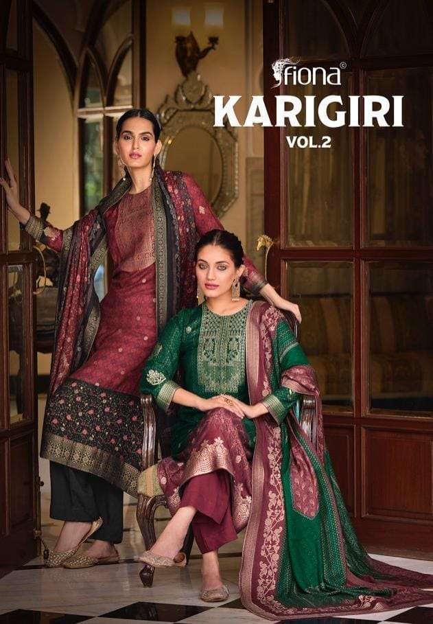 fiona karigiri vol 2 series 51301-51306 pure viscose suit 