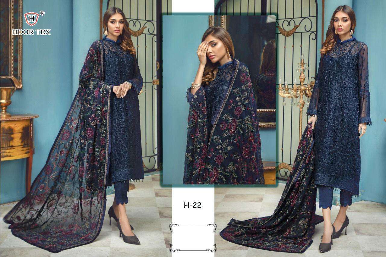hoor tex H-22 designer faux georgette suit 