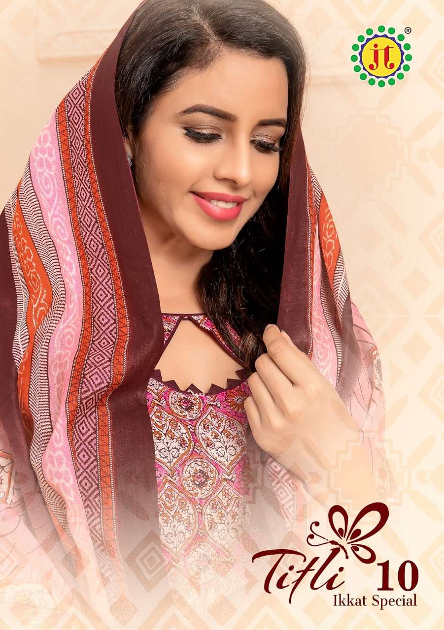 Jt Titli Vol-10 series 10001-10010 pure cotton suit 