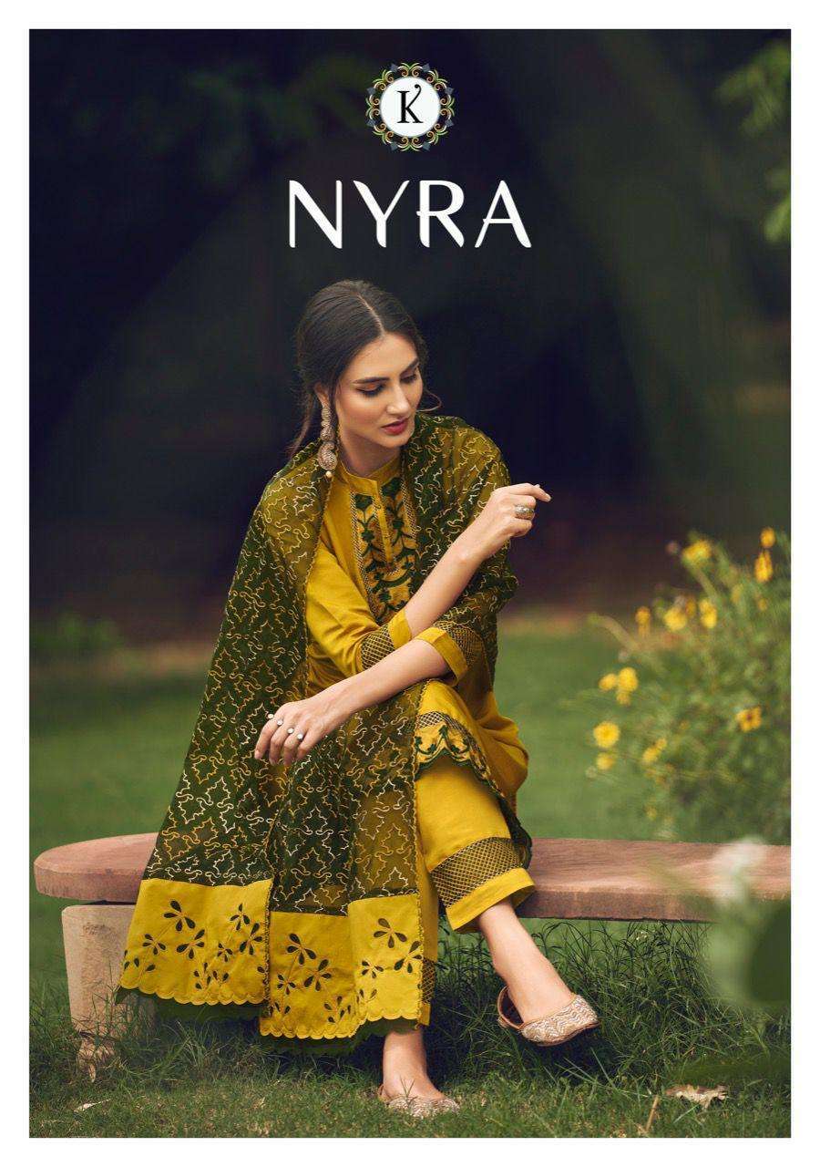 k fashion nyra series 34001-34006 pure silk suit