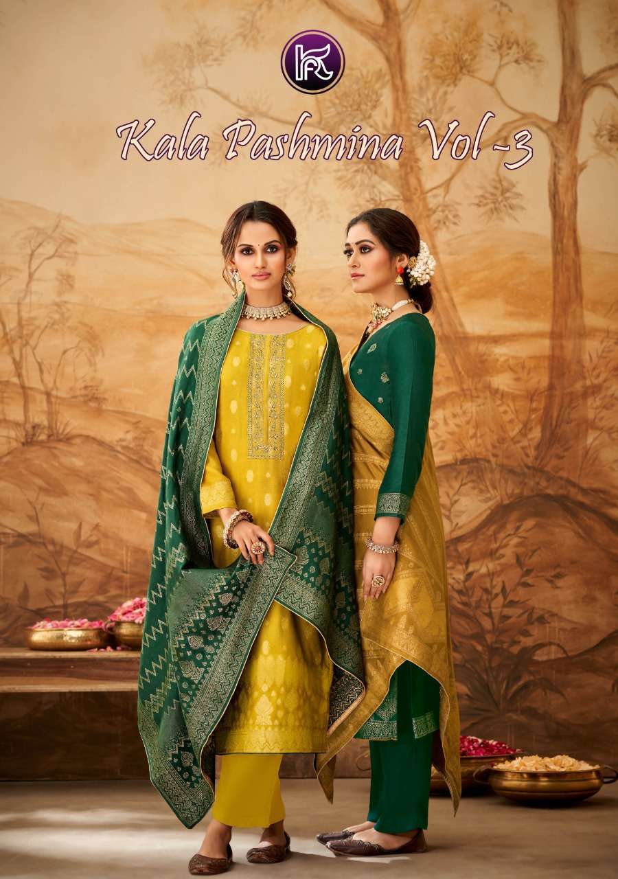 kala pashmina vol 3 series 5001-5006 viscose pashmina suit 