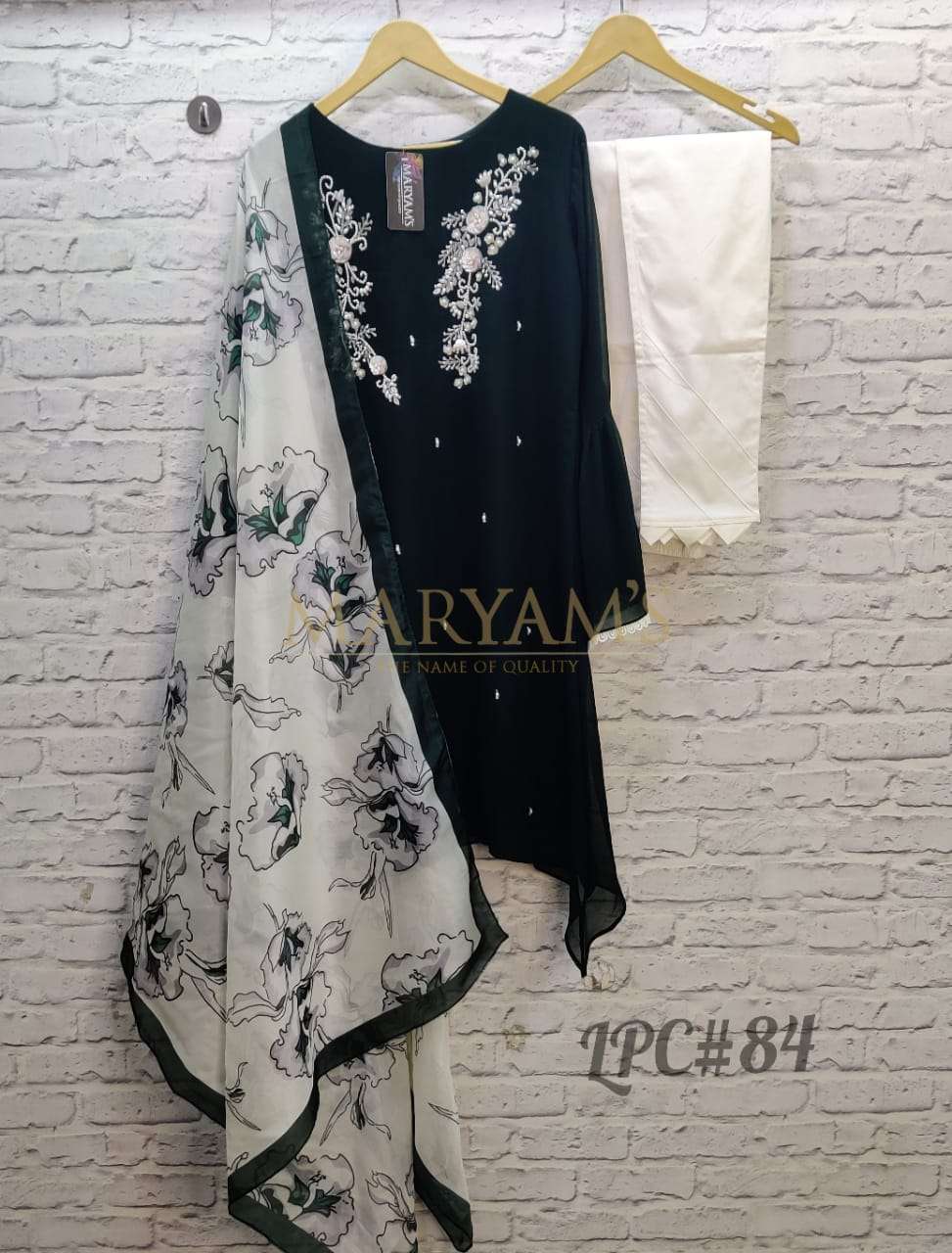 maryams lpc-84 designer pure georgette readymade suit 