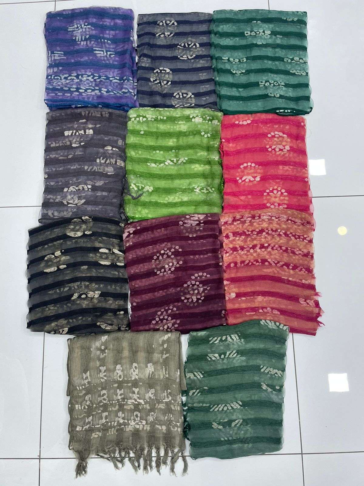 prg 022 tissue batik dupatta manufacturer fancy dupatta