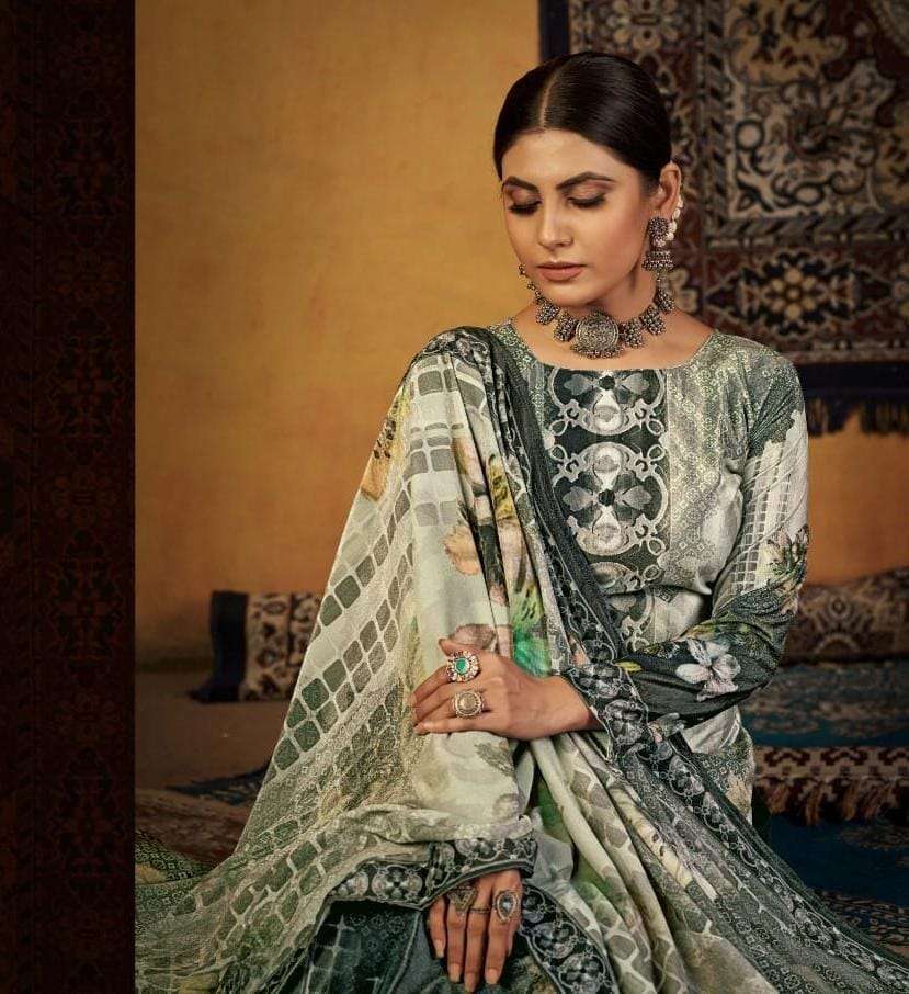 rk gold nazreen series 36001-36006 pure velvet 9000 suit 
