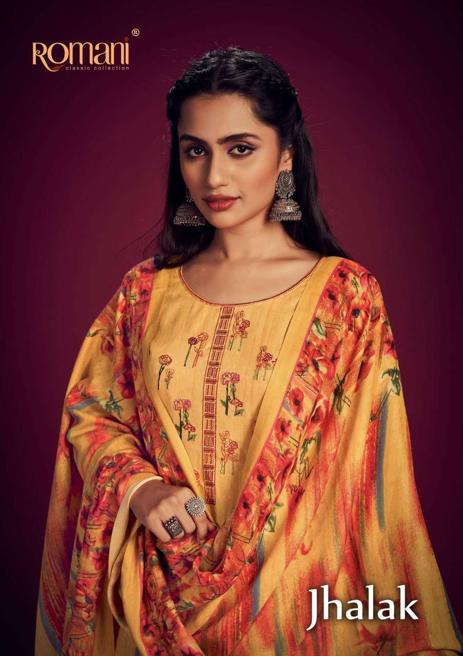 romani jhalak series 1053001-1053010 pashmina suit 