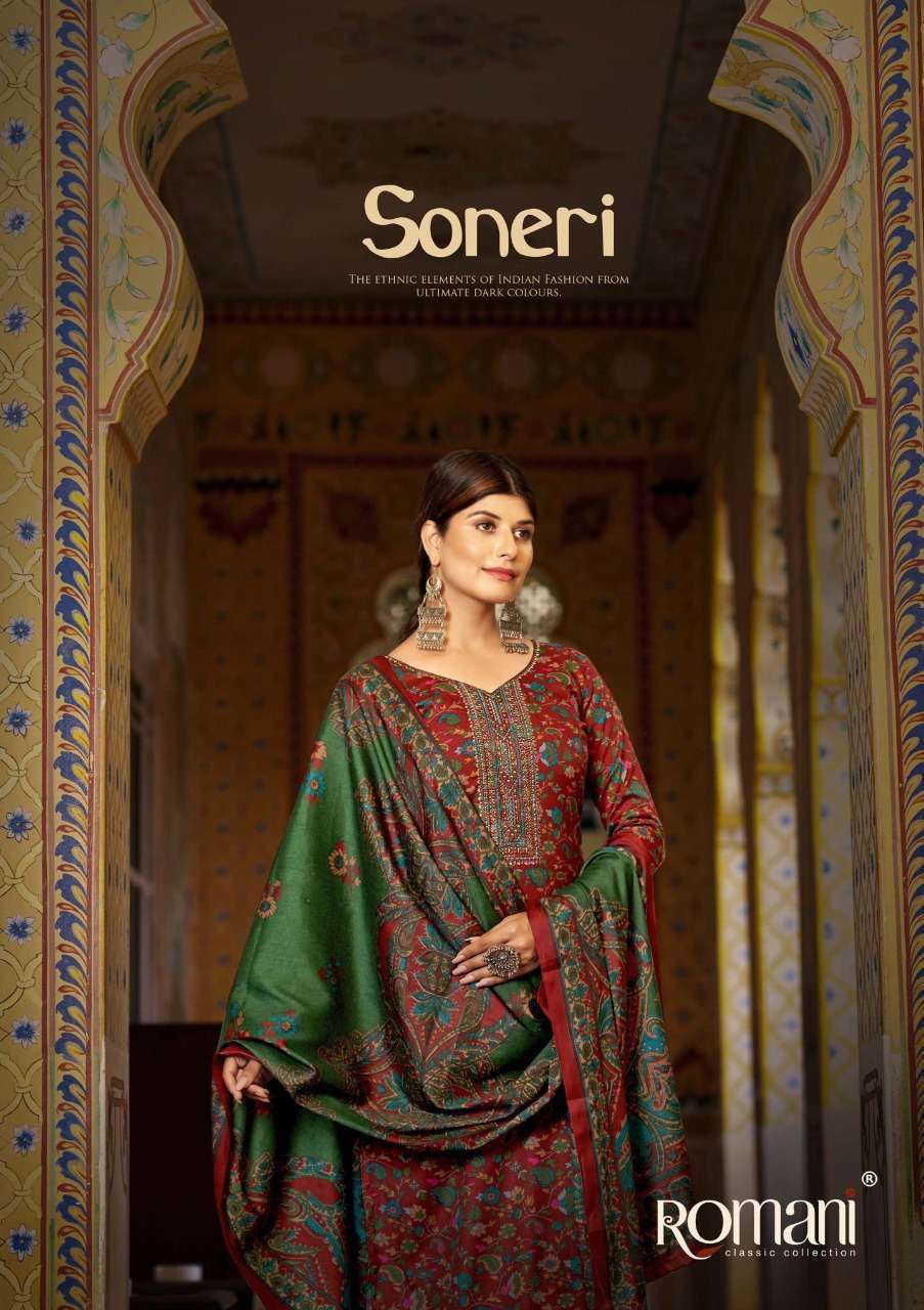 romani soneri series 1057001-1057010 pashmina suit 