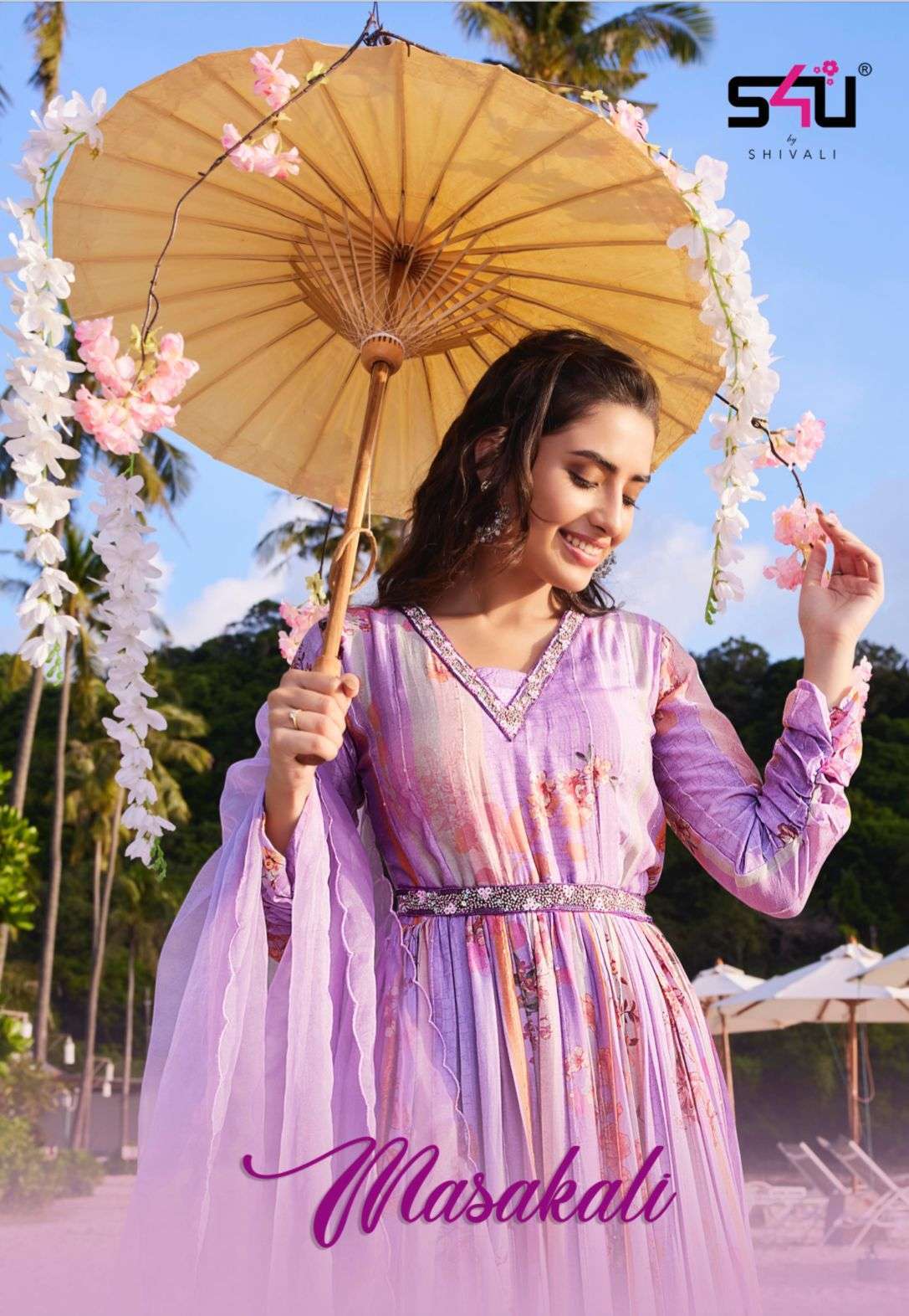 s4u masakali vol 1 series 01-05 muslin gown with dupatta