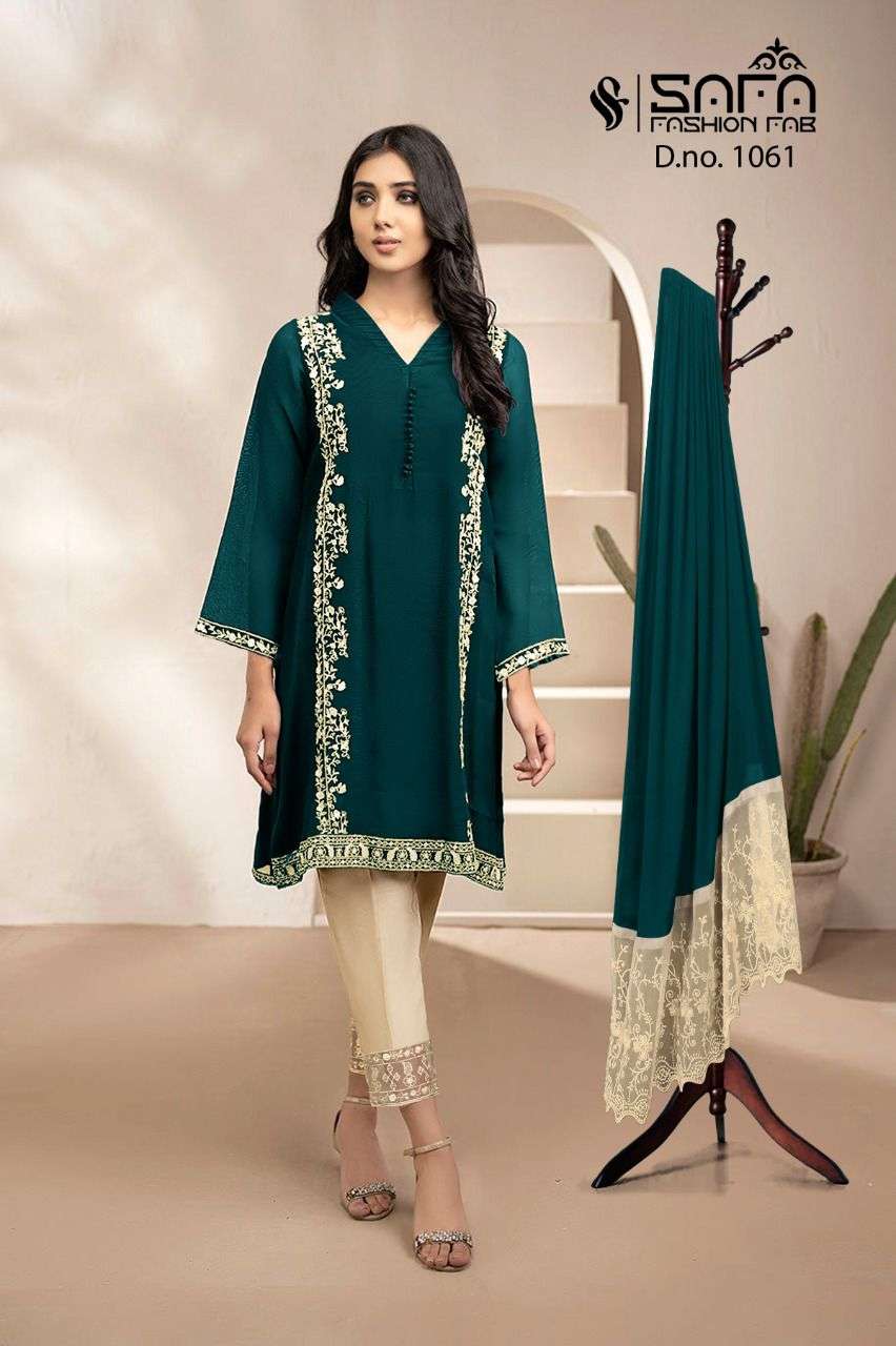 safa fashion fab sf-1061 designer heavy georgette suit