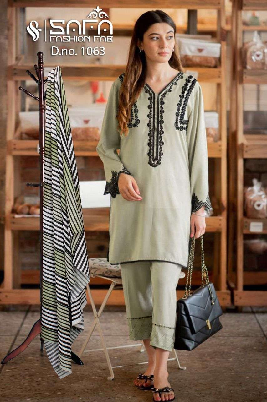 safa fashion sf-1063 designer heavy rayon suit