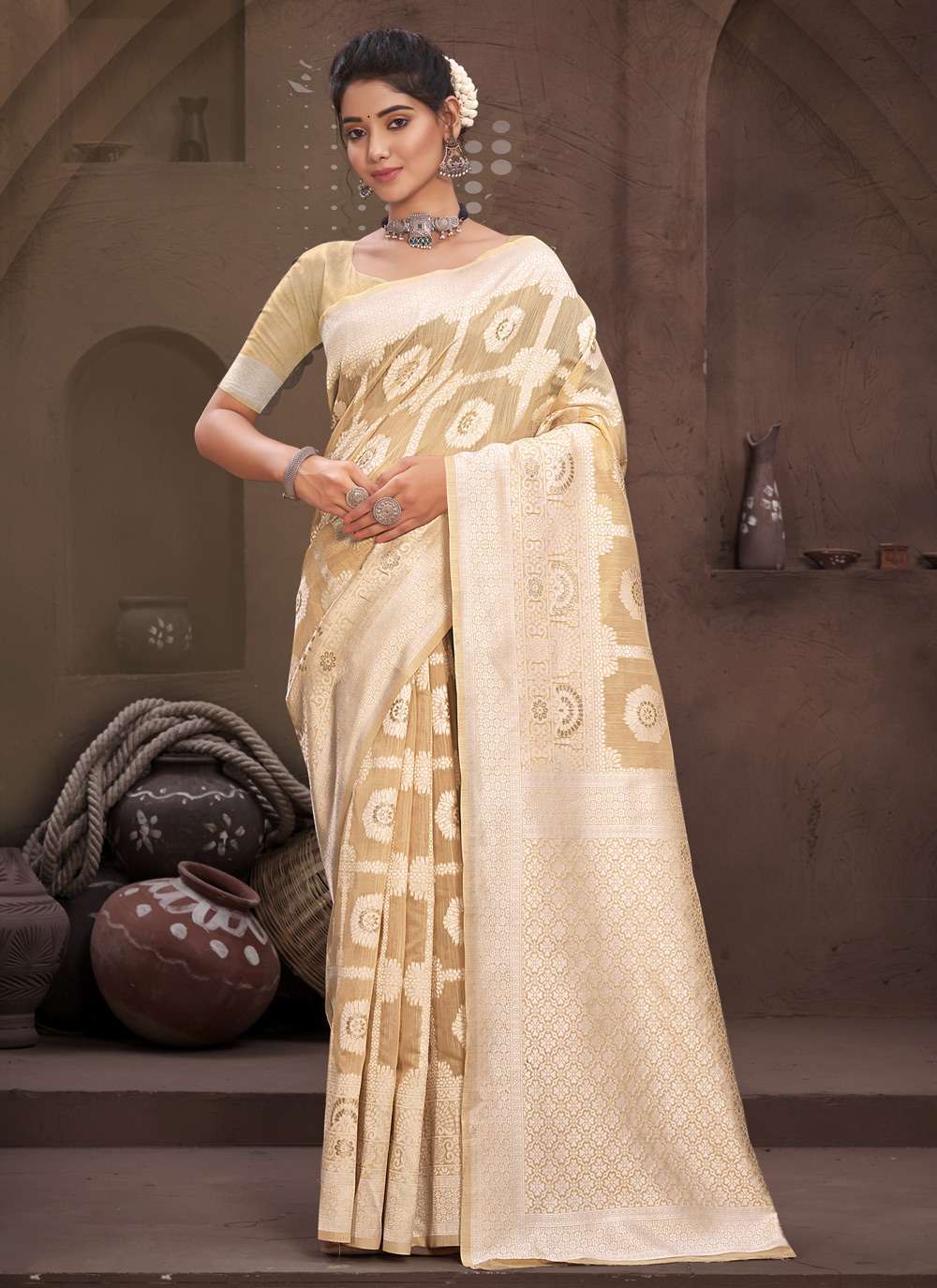 sangam prints soft touch cotton prints saree