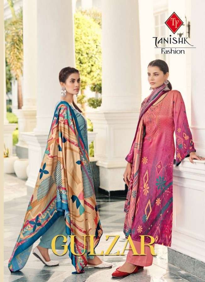 Tanishq Gulzar series 4101-4106 pashmina suit