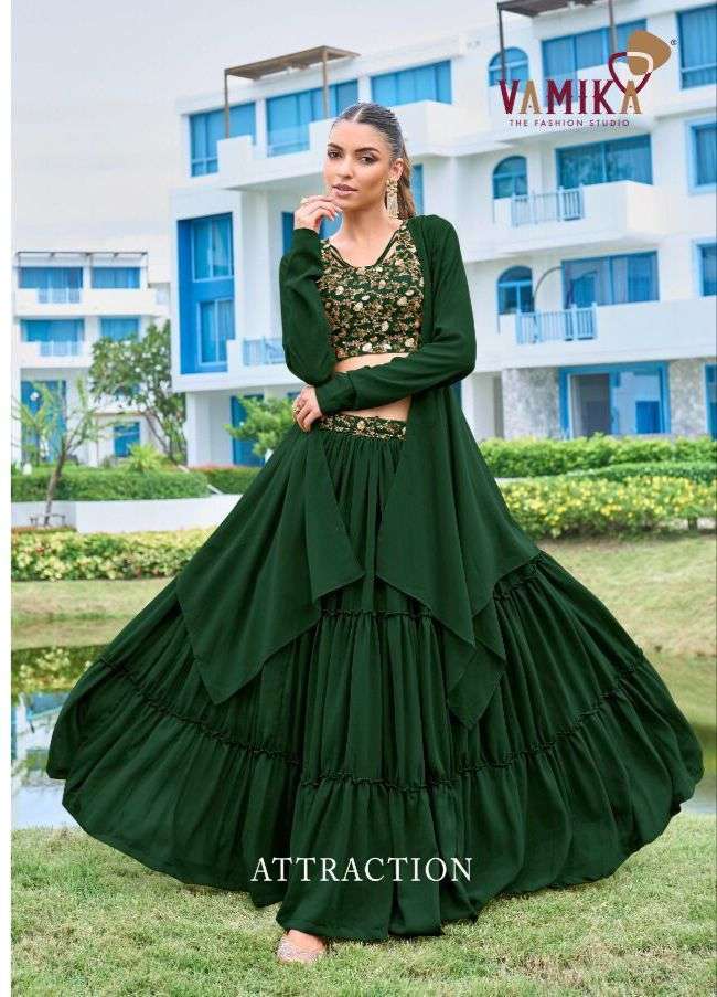 vamika attraction series 1101 faux georgette kurti