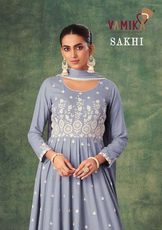 vamika sakhi series 1201 heavy rayon readymade suit