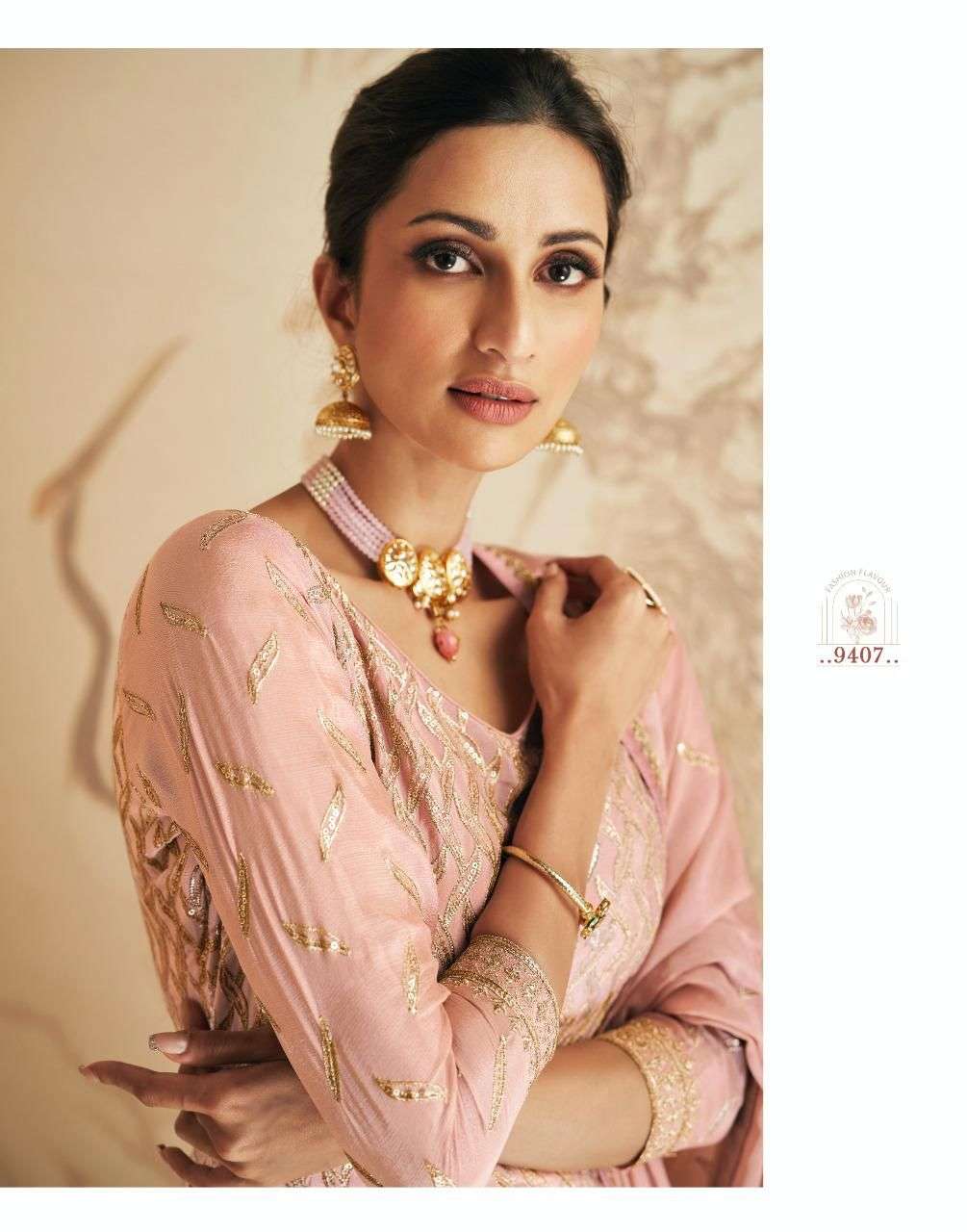 aashirwad elan designer real georgette suit 